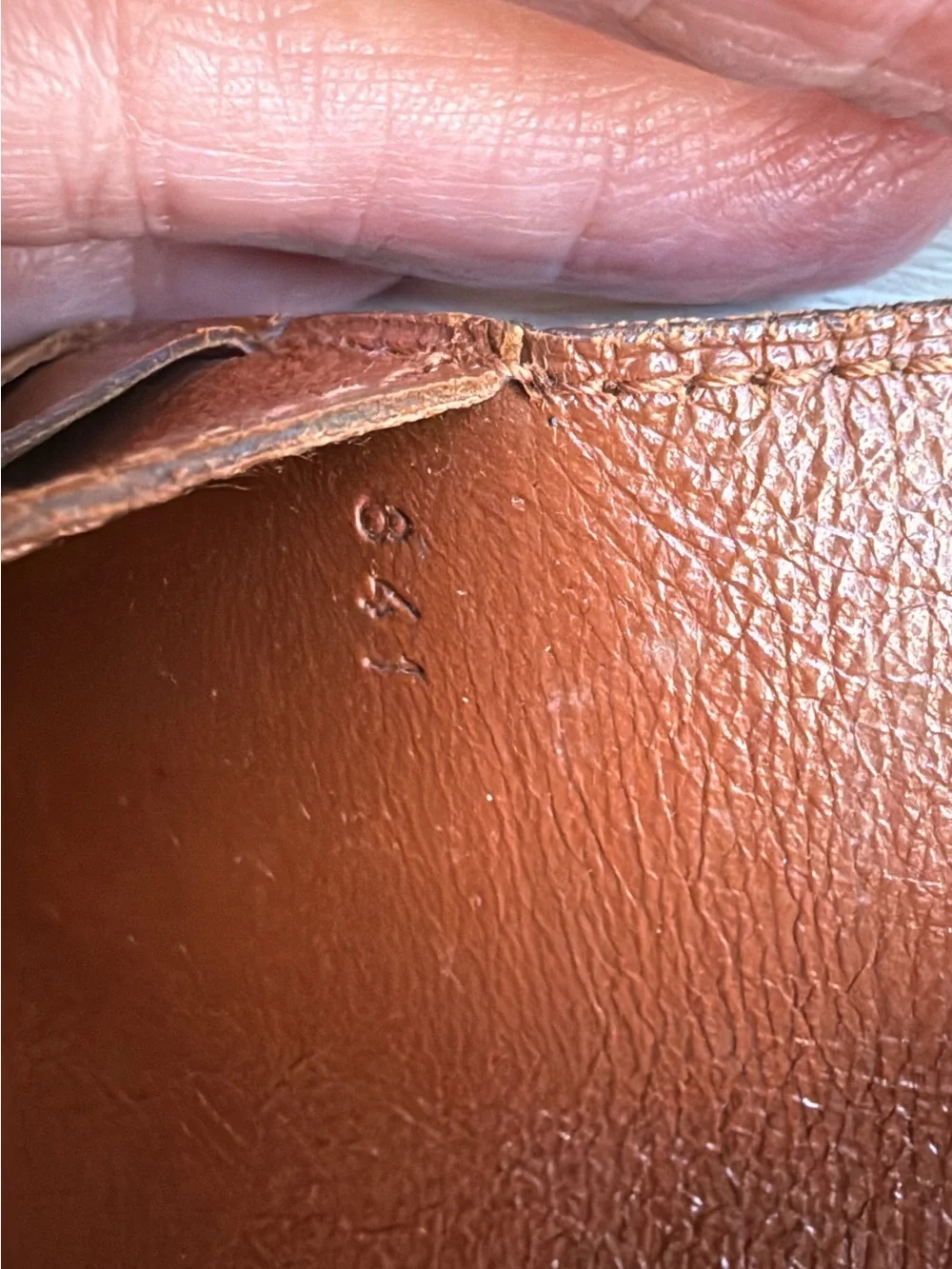 1984 Louis Vuitton authenticated long checkbook wallet
